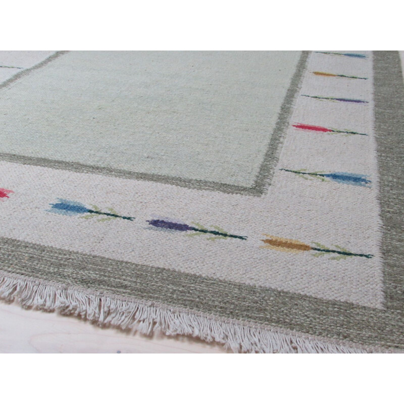 Swedish handmade vintage rug