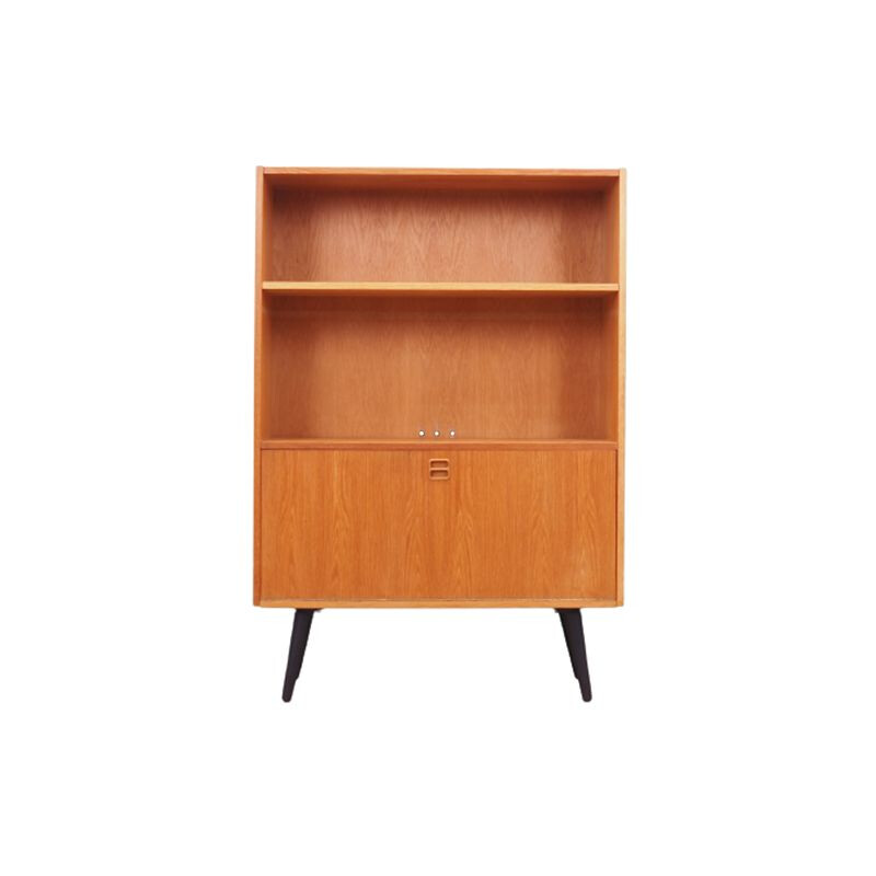 Vintage ash wood bookcase, Denmark 1970