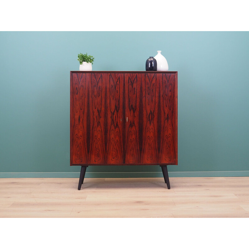 Rosewood vintage Danish cabinet by Brouer Møbelfabrik, 1960s