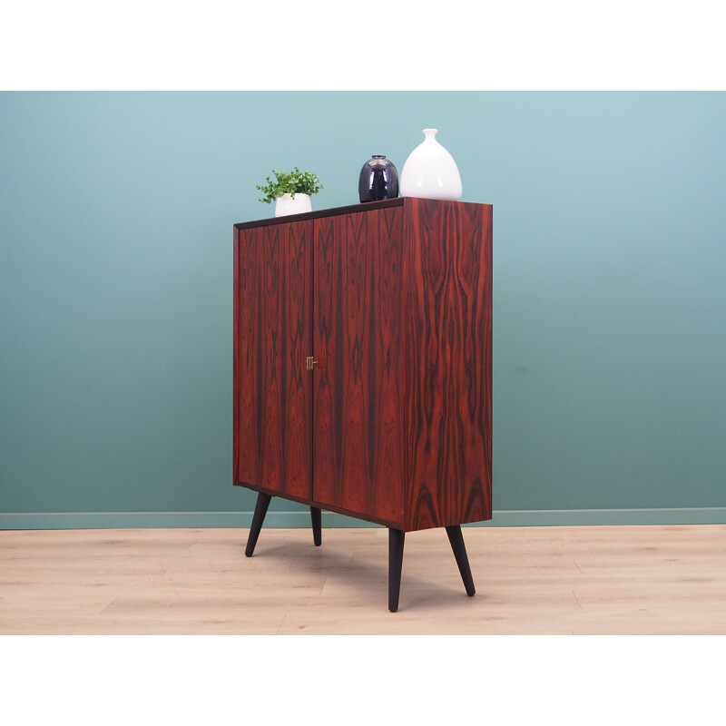 Rosewood vintage Danish cabinet by Brouer Møbelfabrik, 1960s