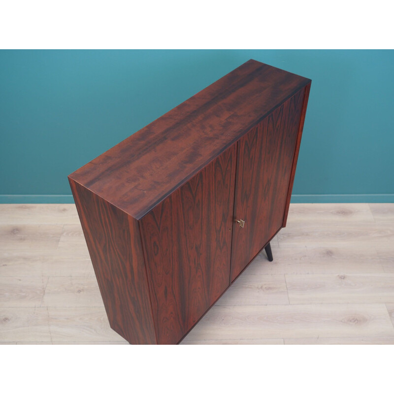 Rosewood vintage Danish cabinet by Brouer Møbelfabrik, 1960s