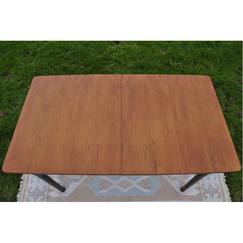 Vintage teak extending dinning table by Tom Robertson for A.H. McIntosh, Scotland 1960s