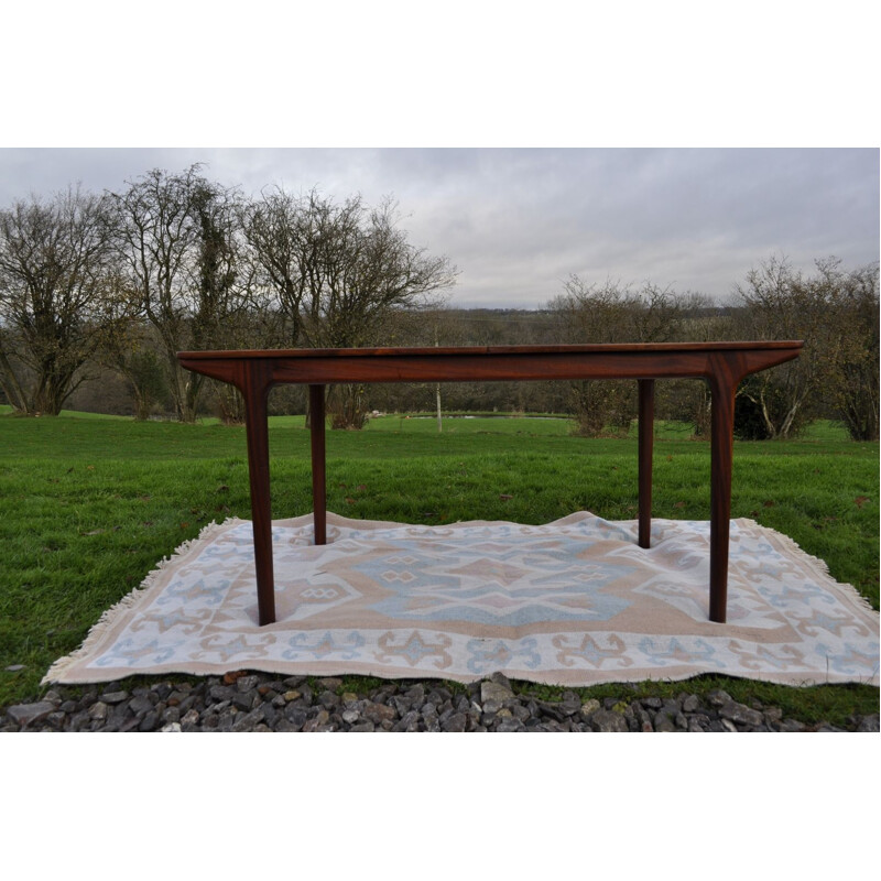 Vintage teak extending dinning table by Tom Robertson for A.H. McIntosh, Scotland 1960s