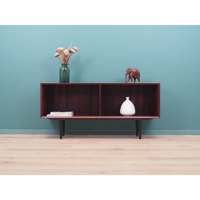 Rosewood vintage Danish bookcase by Brouer Møbelfabrik, 1970s