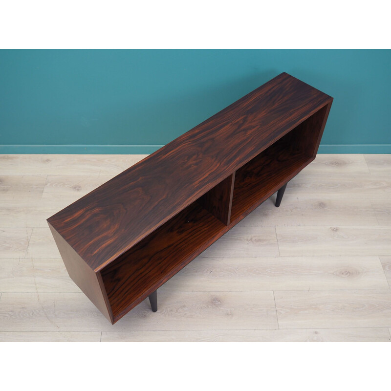 Rosewood vintage Danish bookcase by Brouer Møbelfabrik, 1970s