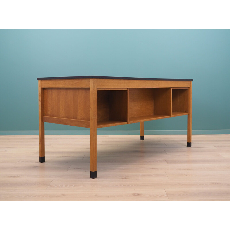 Ashwood vintage desk by Domino Møbler, 1970s