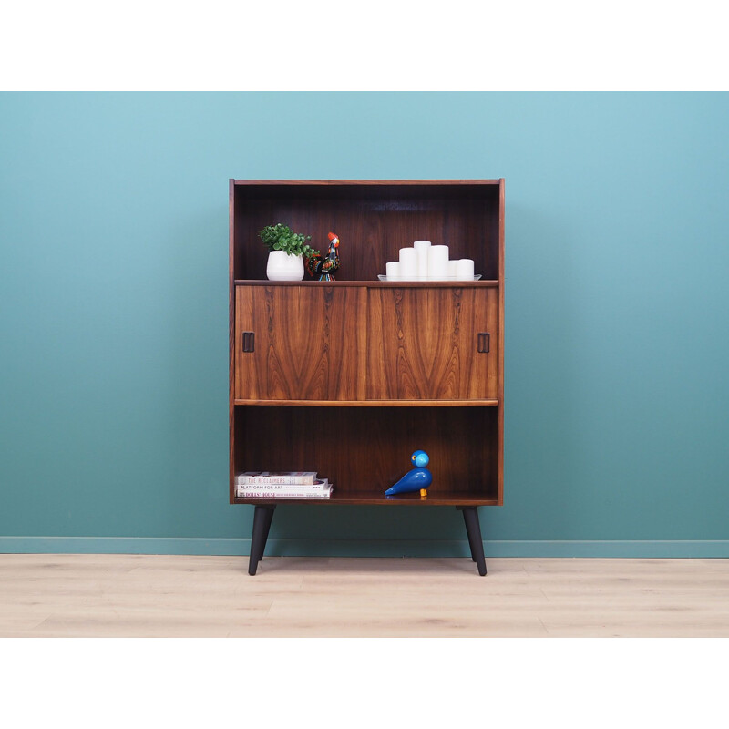 Rosewood vintage Danish bookcase by Niels J. Thorsø, 1960s