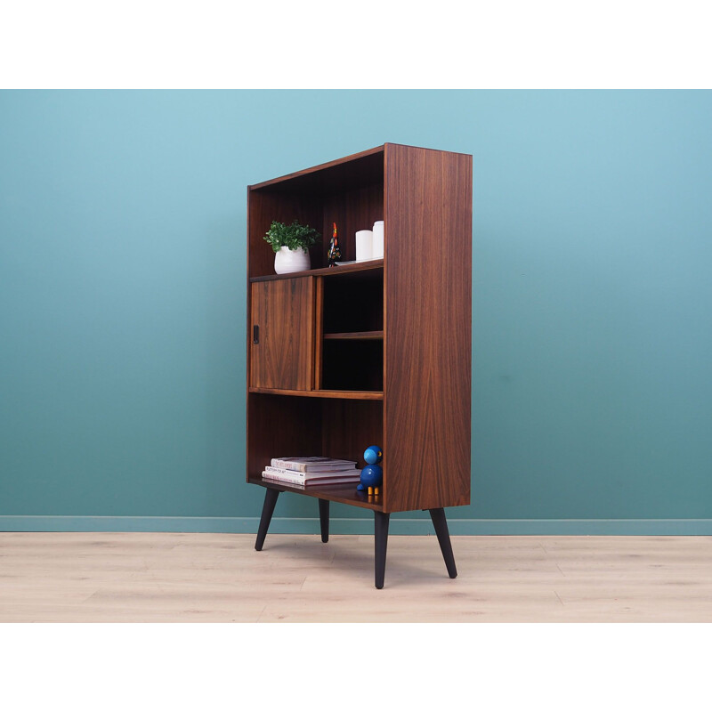 Rosewood vintage Danish bookcase by Niels J. Thorsø, 1960s