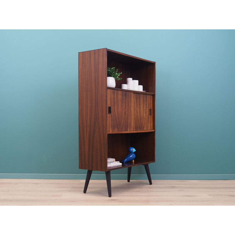 Rosewood vintage Danish bookcase by Niels J. Thorsø, 1960s