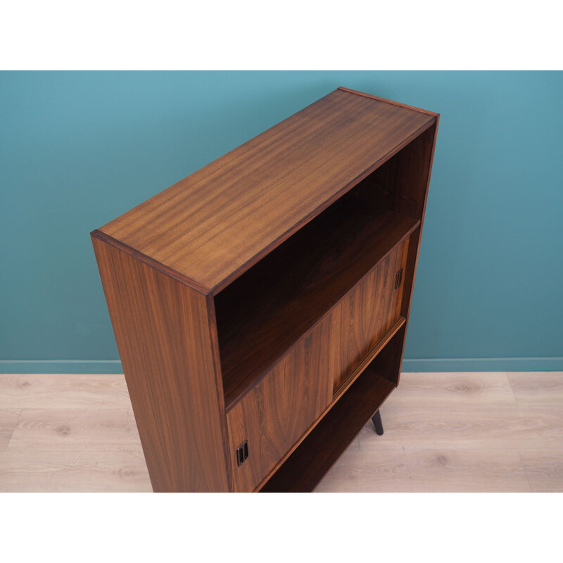 Rosewood vintage Danish bookcase by Niels J. Thorsø, 1960s