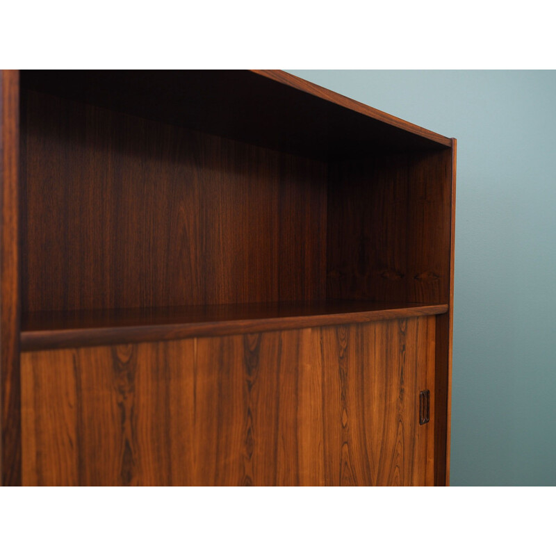 Rosewood vintage Danish bookcase by Niels J. Thorsø, 1960s