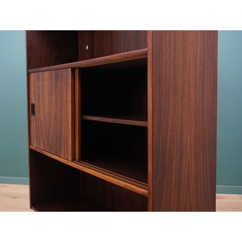 Rosewood vintage Danish bookcase by Niels J. Thorsø, 1960s