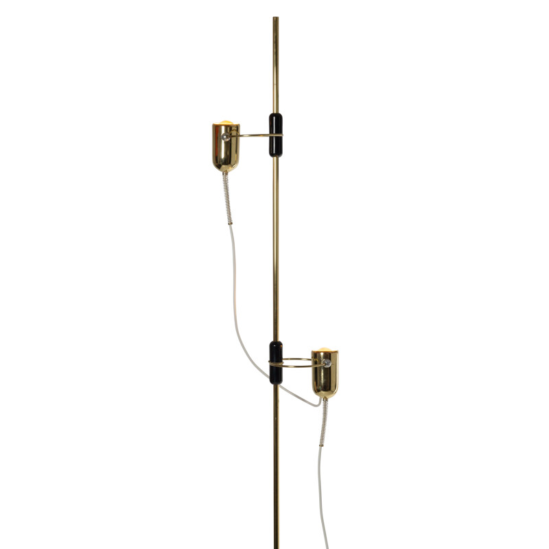 Vintage brass floor lamp by Francesco Fois for Goffredo Reggiani, 1974