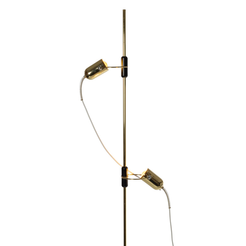 Vintage brass floor lamp by Francesco Fois for Goffredo Reggiani, 1974