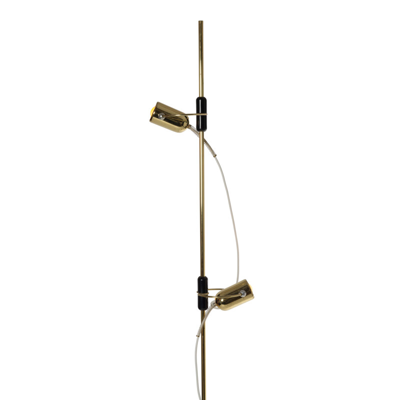 Vintage brass floor lamp by Francesco Fois for Goffredo Reggiani, 1974