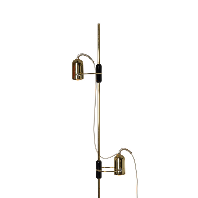 Vintage brass floor lamp by Francesco Fois for Goffredo Reggiani, 1974