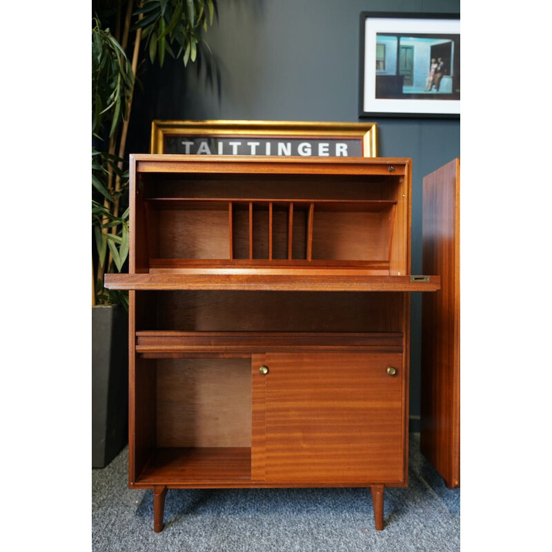 Mid century secretary in teak by Beaver & Tapley, 1960s