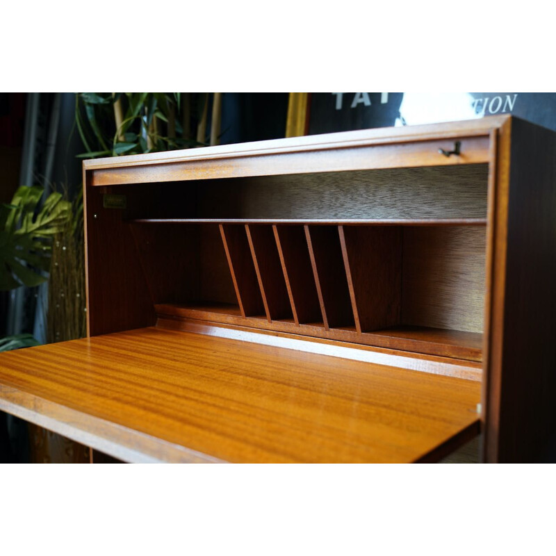 Mid century secretary in teak by Beaver & Tapley, 1960s