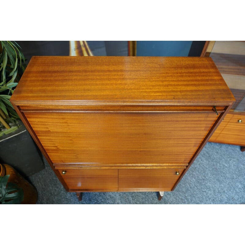 Mid century secretary in teak by Beaver & Tapley, 1960s