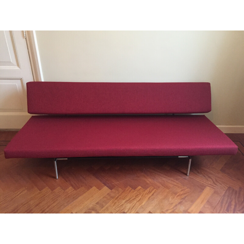 Canapé "BR02" Spectrum en tissu rouge, Martin VISSER - 1960
