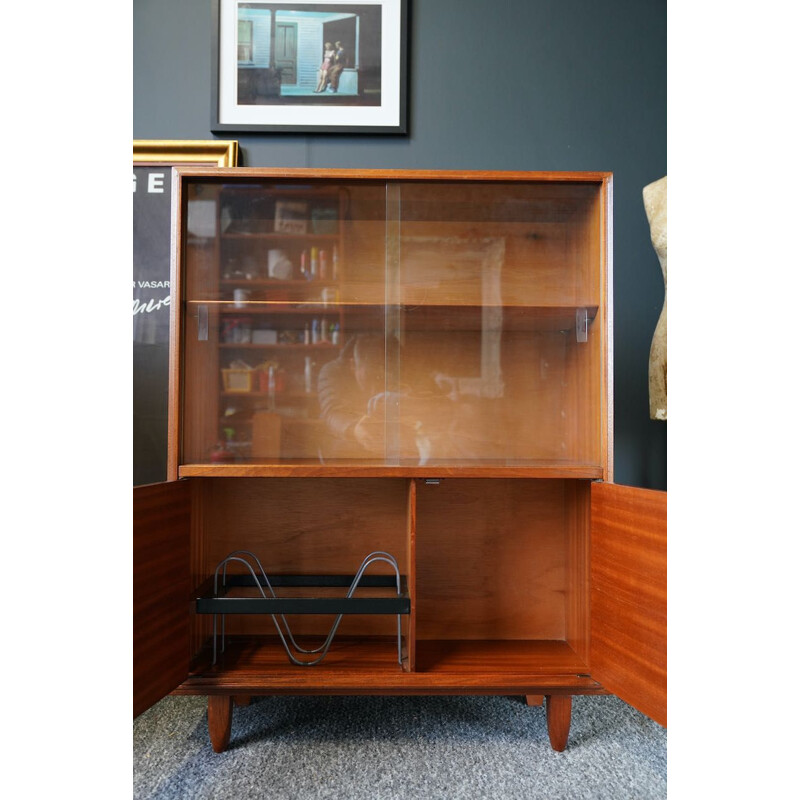 Mid century display cabinet in teak by Beaver & Tapley, 1960s