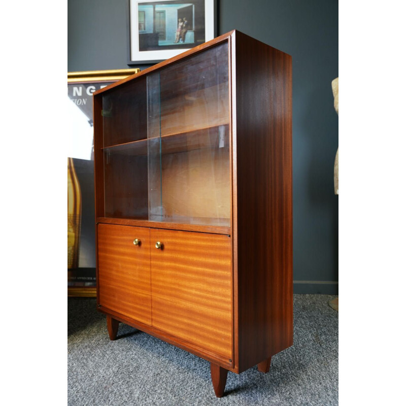 Mid century display cabinet in teak by Beaver & Tapley, 1960s