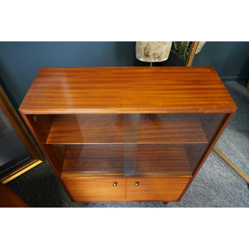 Mid century display cabinet in teak by Beaver & Tapley, 1960s