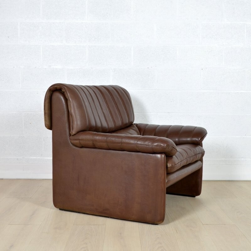 De Sede "DS-85" armchair in brown leather - 1970s