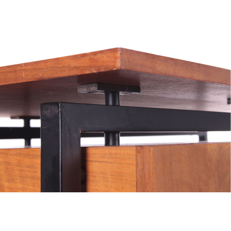 Bureau vintage avec base en métal, 1960