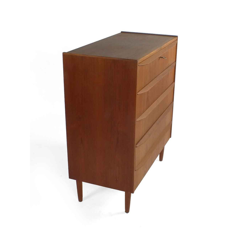 Danish vintage teak chest of drawers, 1960s