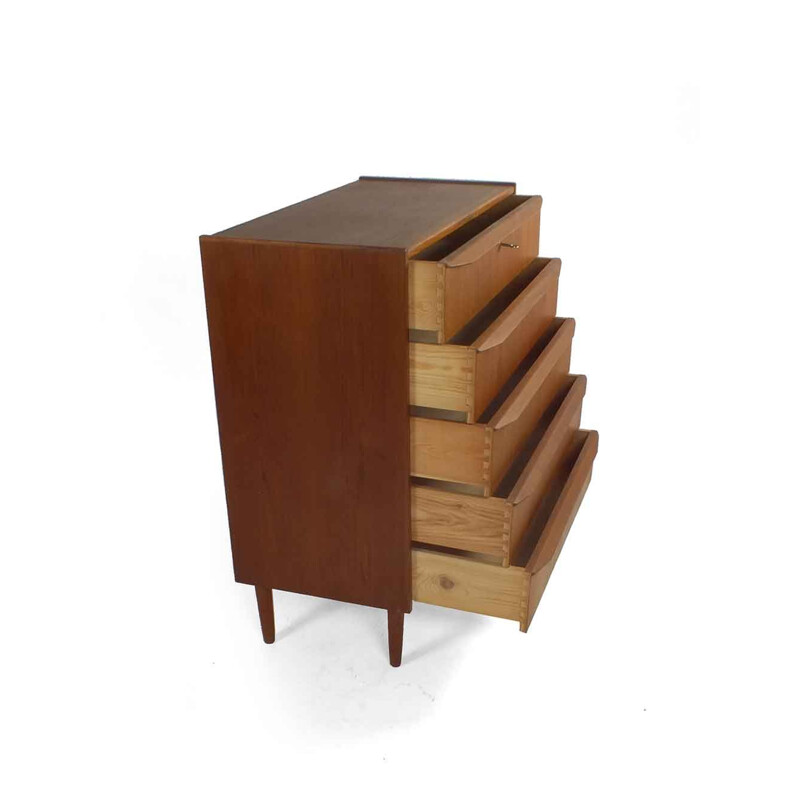 Danish vintage teak chest of drawers, 1960s