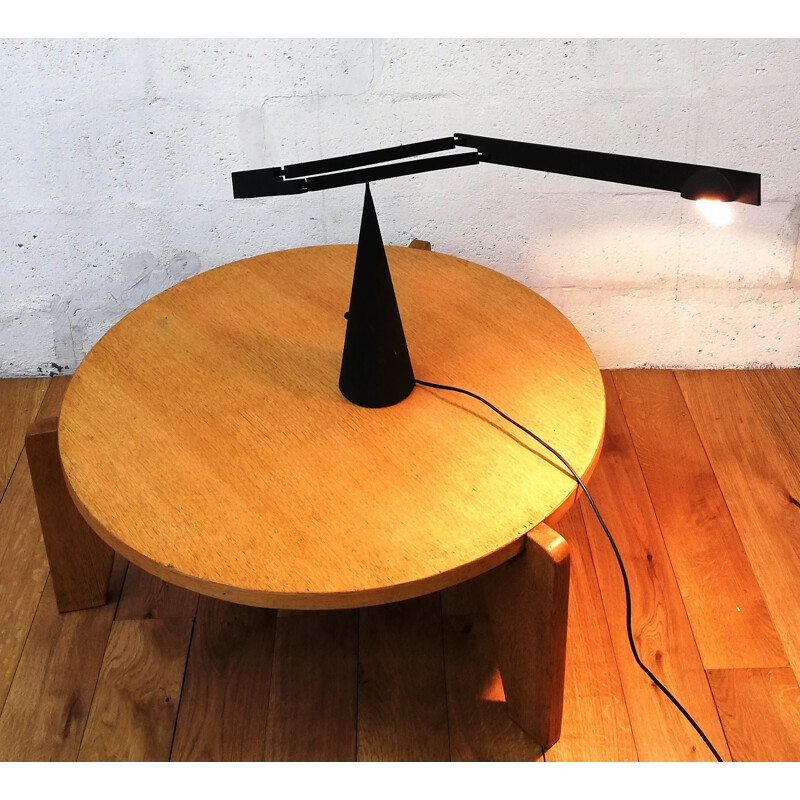 Vintage rocking table lamp by Mario Barbaglia and Marco Colombo for Italiana Luce, Italy