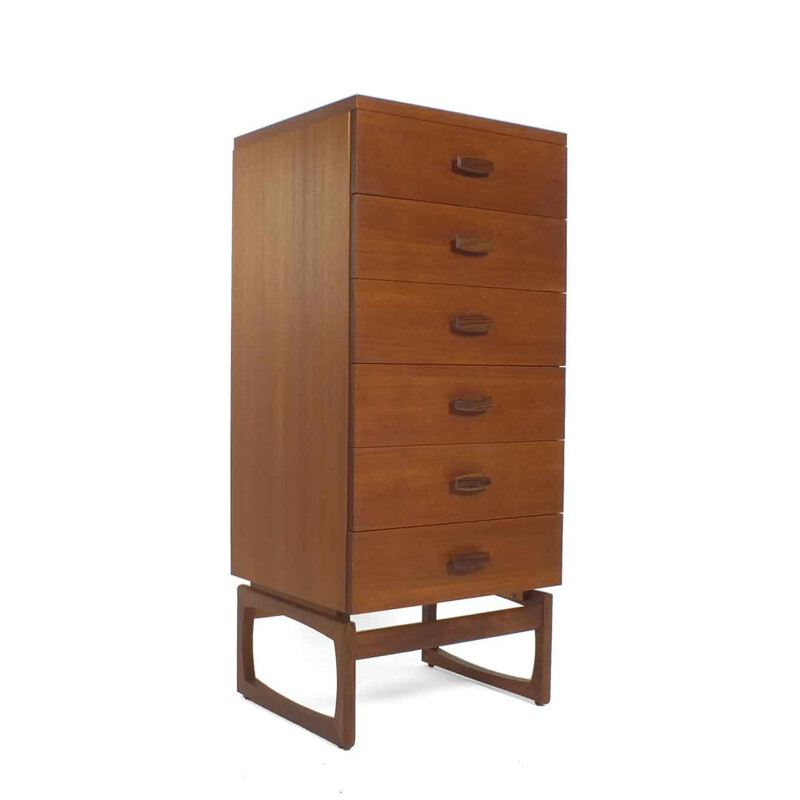Vintage high chest of drawers by Robert Bennett for G-Plan, 1960s