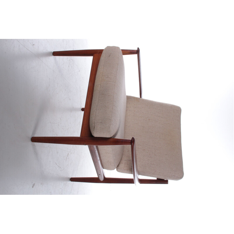 Teak vintage armchair by Greta Jalk, Denmark