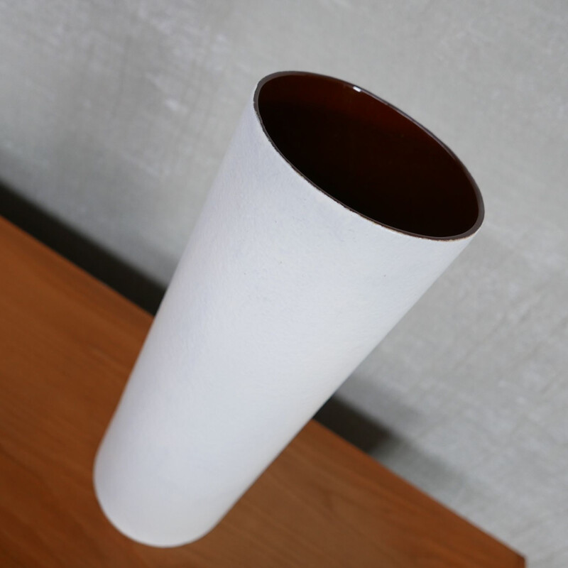 Vintage-Vase aus bemalter Keramik, Deutschland 1980