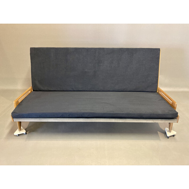 Vintage sofa bed by Gérard Guermonprez, 1955