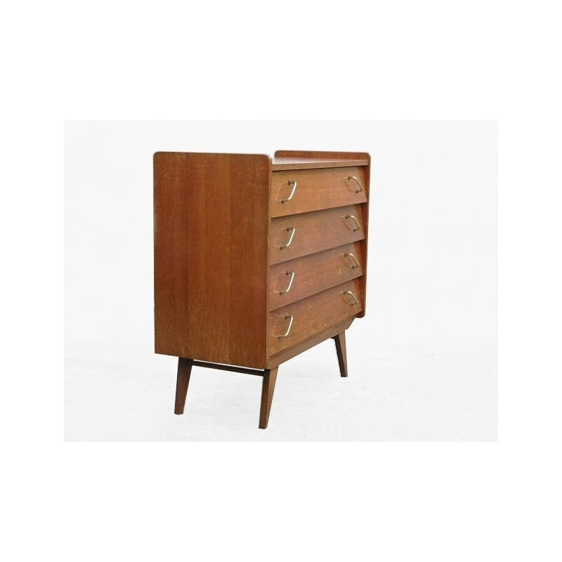 Vintage chest of drawers with compass legs, 1960 