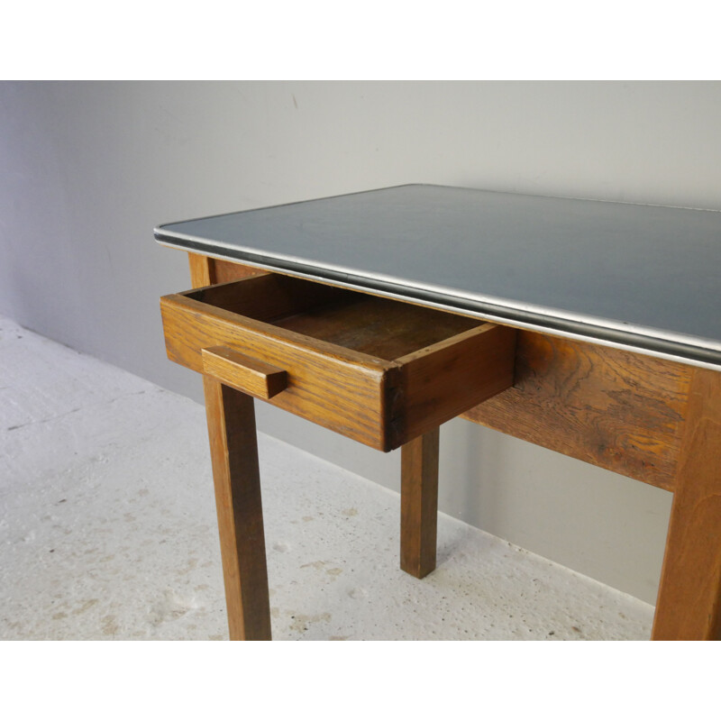 Mid century small oakwood side table, 1960s