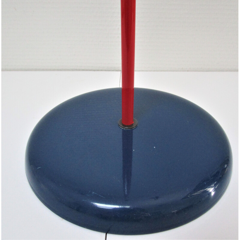 Vintage metal floor lamp in primary colours by Veneta Lumi, 1990s