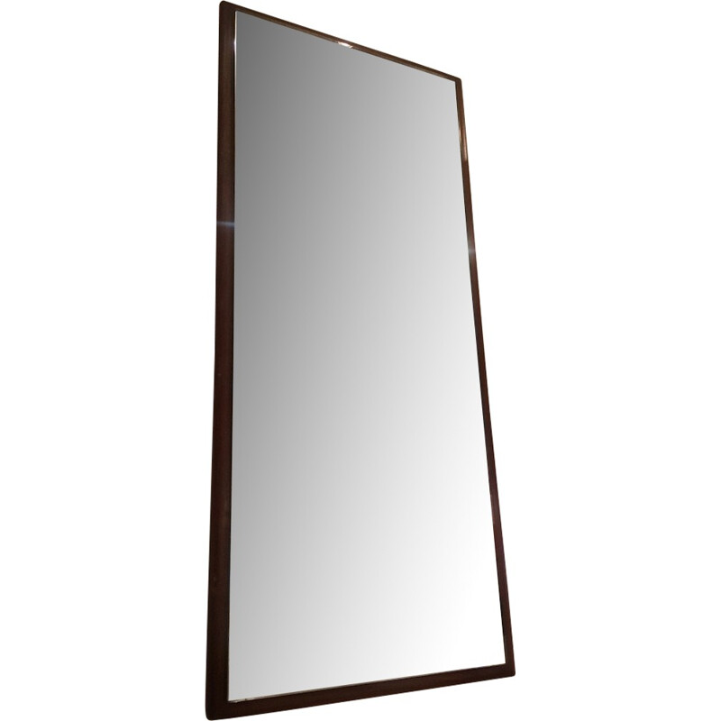 Big wall mirror in teak - 1960s 