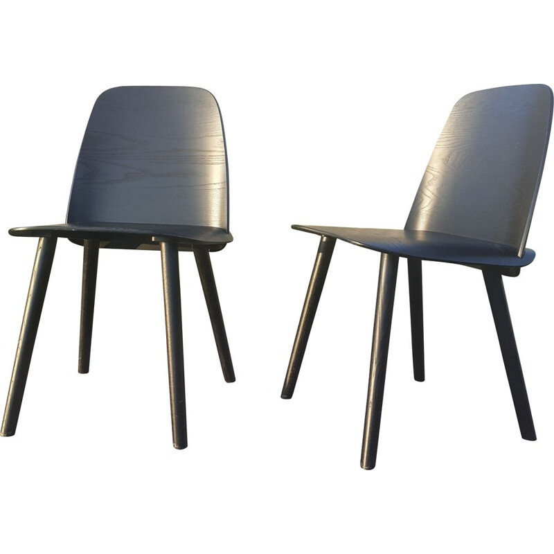 Pair of Nerd vintage danish chairs by David Geckeler for Muuto