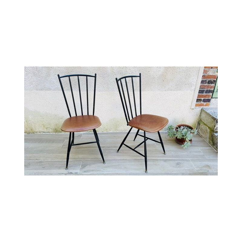 Pair of vintage scandinavian chairs by Soudexvinyl