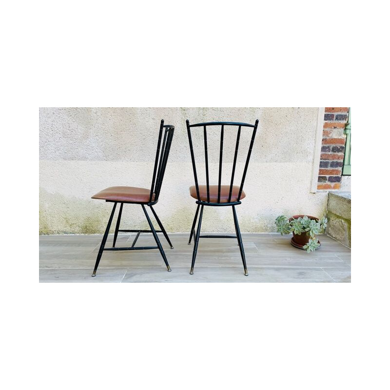 Pair of vintage scandinavian chairs by Soudexvinyl