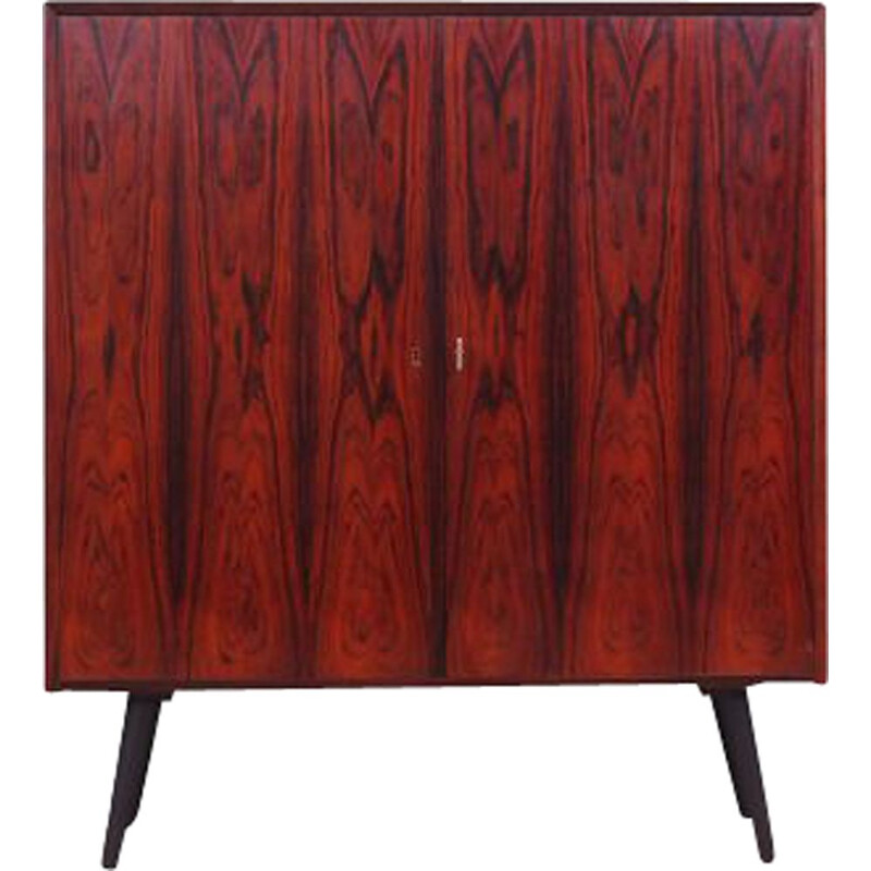 Rosewood vintage Danish cabinet by Brouer Møbelfabrik, 1960s