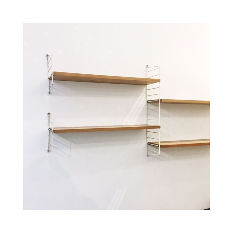 Vintage String wall shelf, 1960s