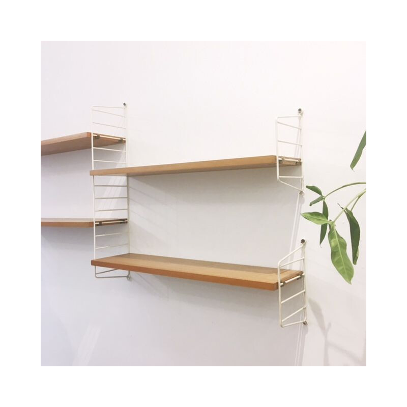 Vintage String wall shelf, 1960s