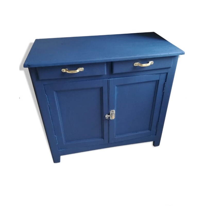 Blauw vintage Parijse dressoir, 1950