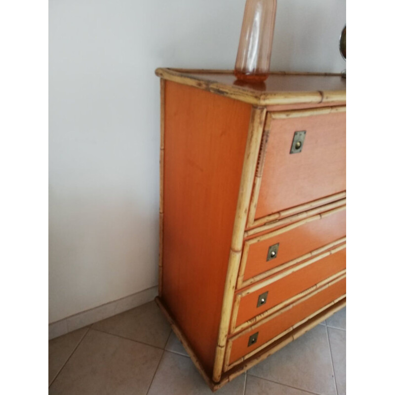 Barra de buffet de madera vintage