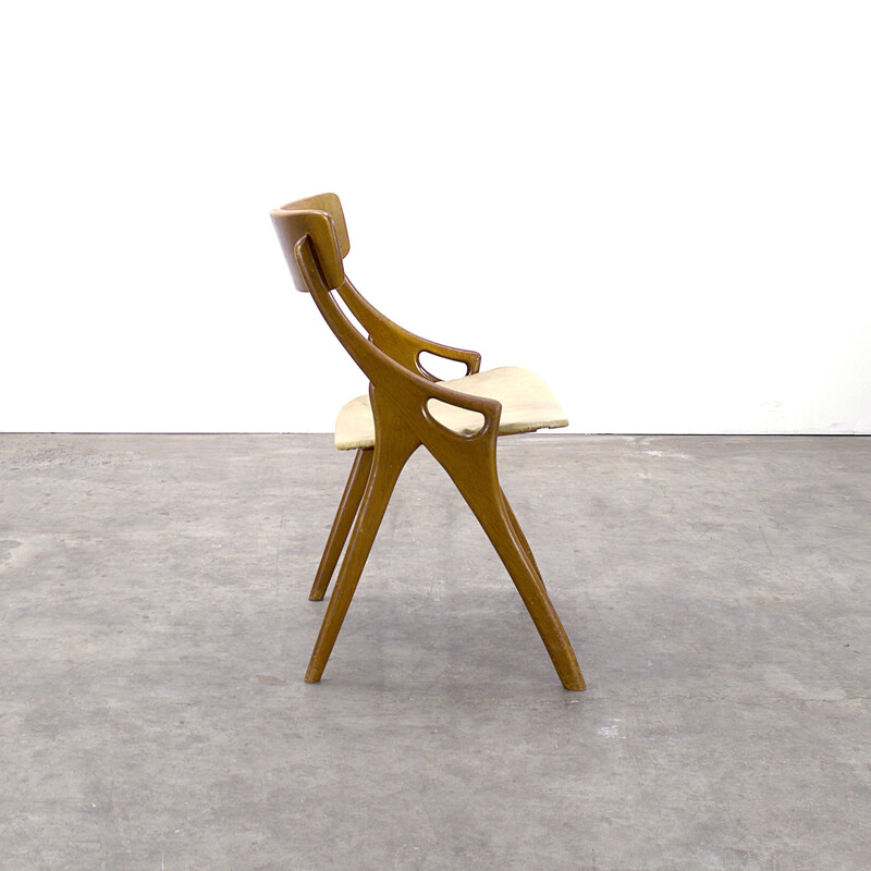 Set of 4 Mogens Kold chairs, Arne HOVMAND OLSEN - 1950s