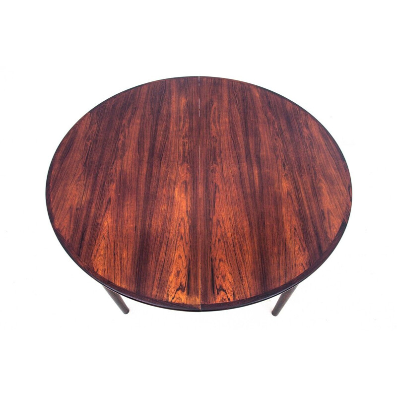 Rosewood vintage Danish dining table, 1960s
